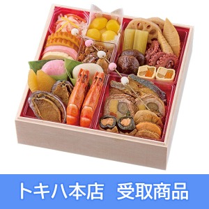 【本店受取】 85 梅の花 和風おせち 一段重「夢(ゆめ)」